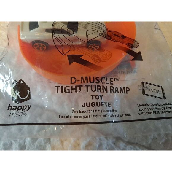 Hot Wheels #4/McDonald's Happy Meal‎ Toy 2019/D-Muscle Tight Turn Ramp/Bagged - Picture 5 of 5